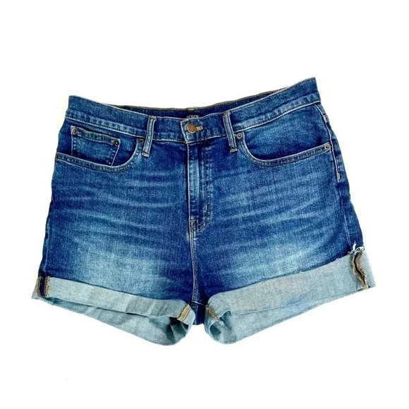 J.Crew Factory Classic Denim Dark Pacific Shorts - Picture 3 of 6